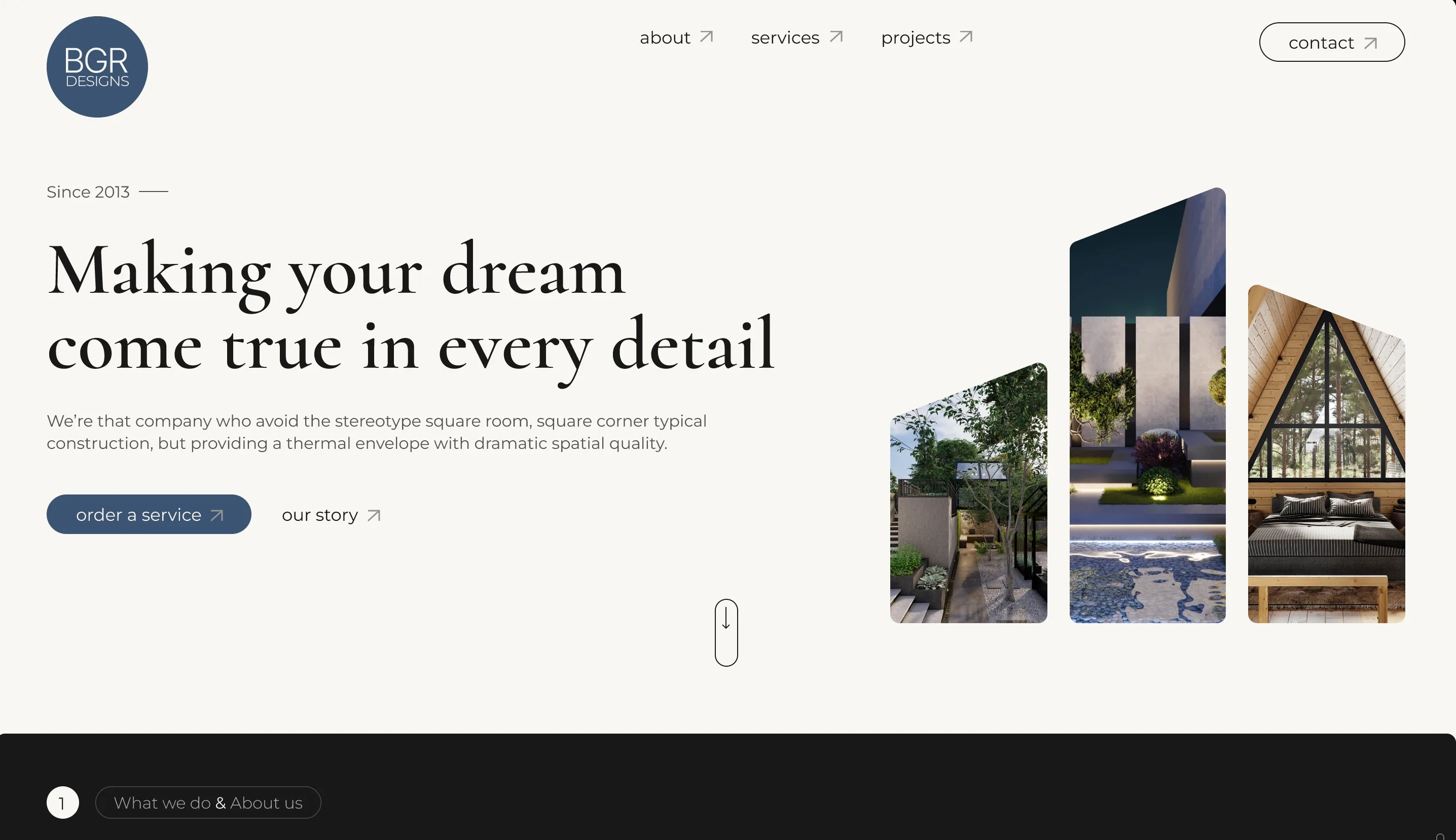 bgr designs website